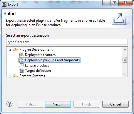 als Deployable plug-ins and fragments