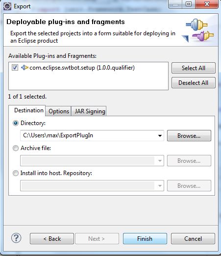 als Deployable plug-ins and fragments