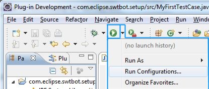 Run As->Run Configurations...